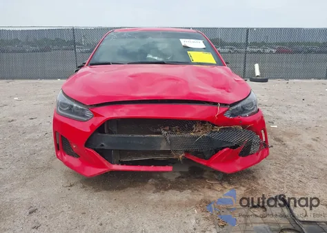 2019 Hyundai Veloster 2.0 из США, поврежденный, VIN KMHTG6AFXKU019399